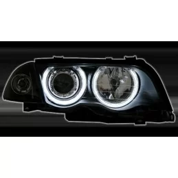 Pack Angel Eyes CCFL pour BMW E46 avec lentille