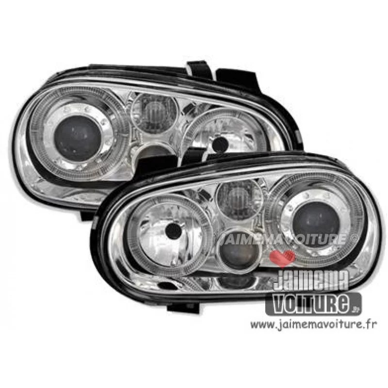 Front headlights angel eyes Golf 4