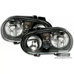 Golf 4 black front headlights