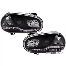 Headlight led Golf 4 black