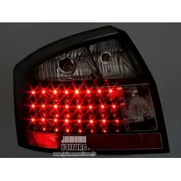 Luces LED negros Audi A4 8 atrasos