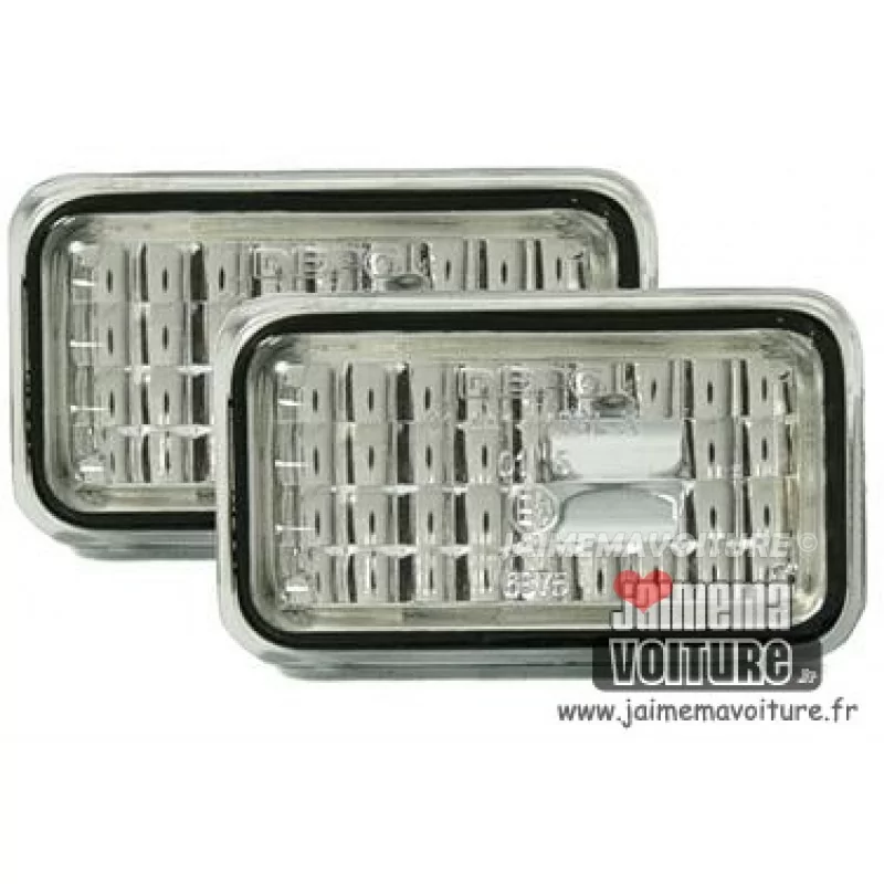 Paire de repetiteurs cristal argent Paire de repetiteurs cristal argent