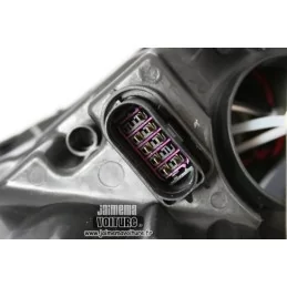 Faros delanteros "Devil Eyes" VW Passat Negro