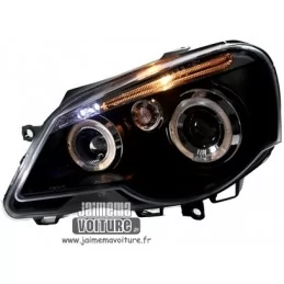 VW Polo 9N3 Angel eyes Junyan black