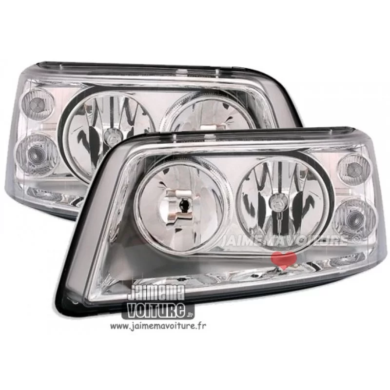 Phares avants VW T5 Chrome 