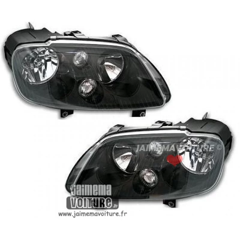 Las linternas delanteras VW Touran cirugía estética negro Las linternas delanteras VW Touran cirugía estética negro