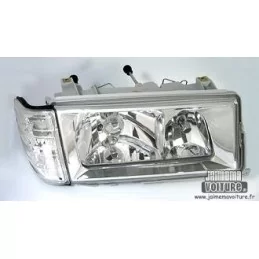 faros delanteros cromados Mercedes Benz 190E 190D