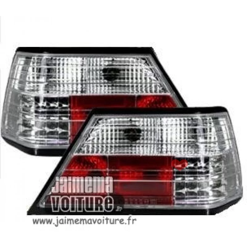 Luces traseras Mercedes W124 LED cromo