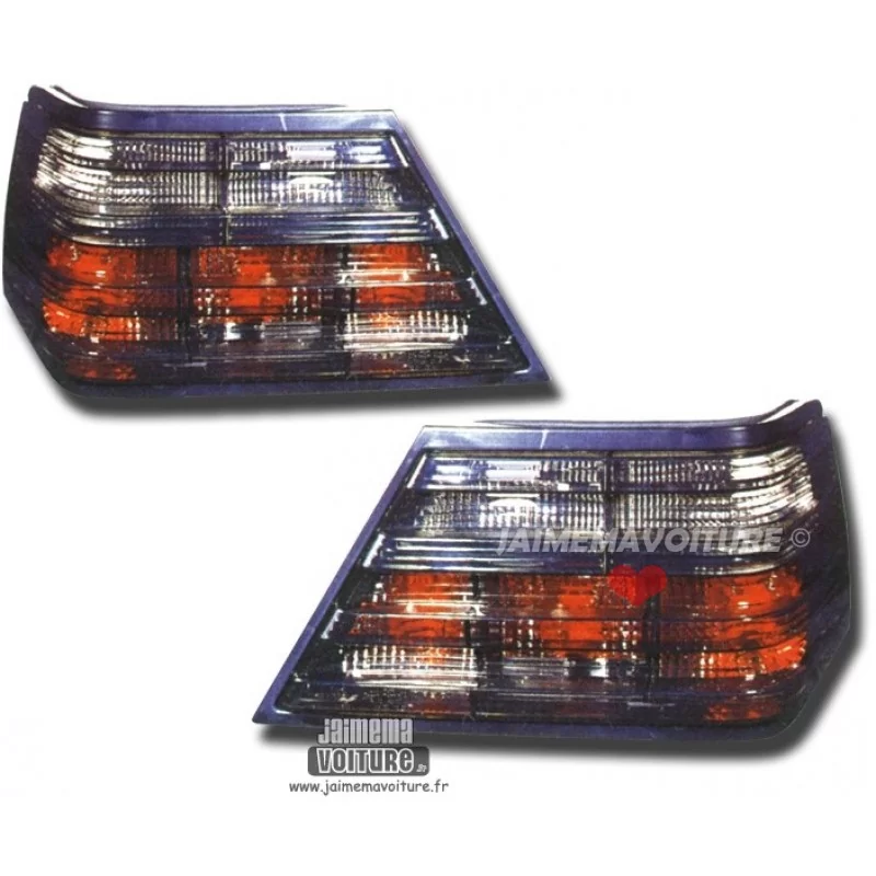 Mercedes W124 black crystal rear lights