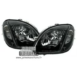 Faros delanteros de Mercedes SLK R170 Negro