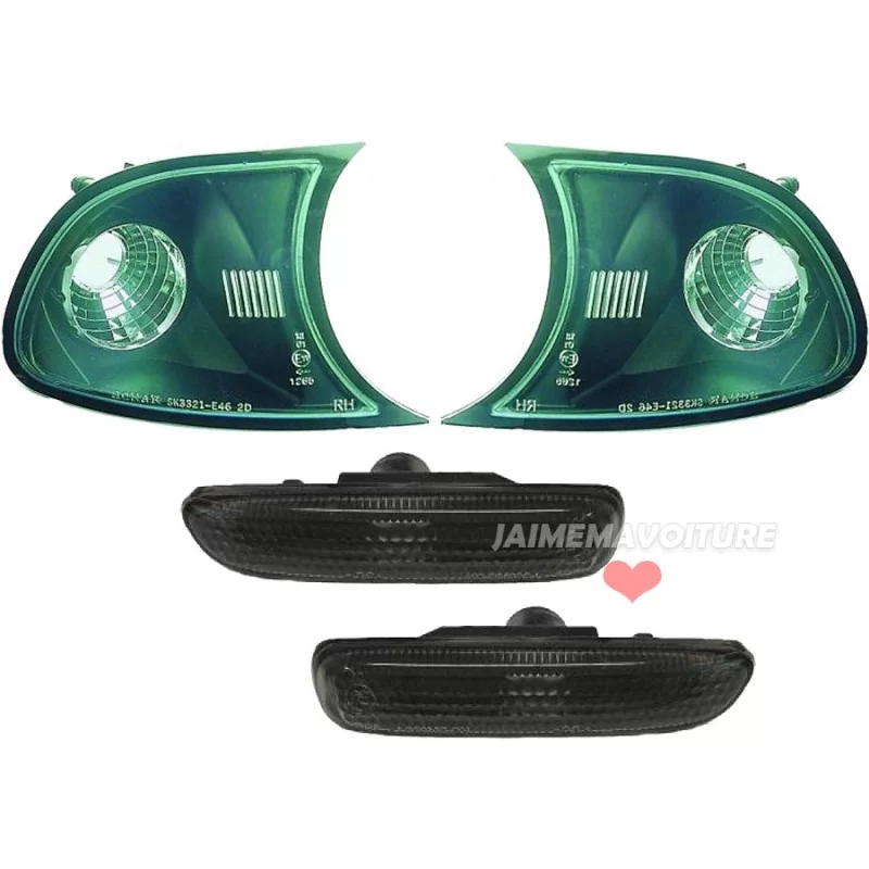 Blinkende Kit BMW Serie 3 E46 Schneiden Phase 2 schwarz Blinkende Kit BMW Serie 3 E46 Schneiden Phase 2 schwarz