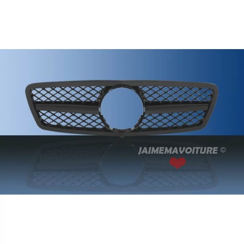 Mercedes C Class AMG C63 high-gloss black radiator grille