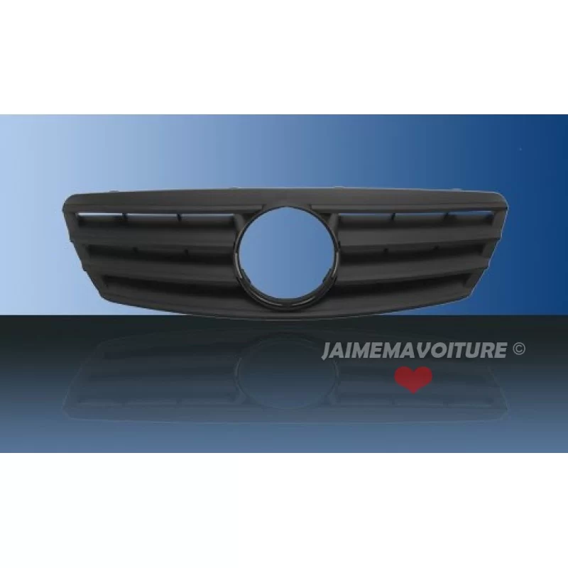 Matt svart grill till Mercedes C-klass W203 Matt svart grill till Mercedes C-klass W203