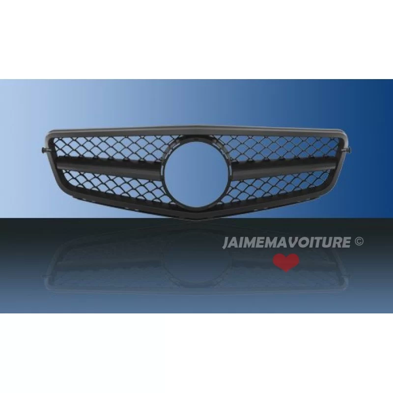 Mercedes C-klass svart kylargrill Mercedes C-klass svart kylargrill