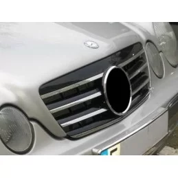 Black grille Mercedes E Class W210 tuning