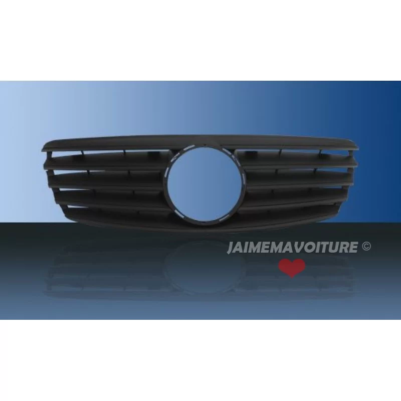 Mercedes E-Class matte black grille