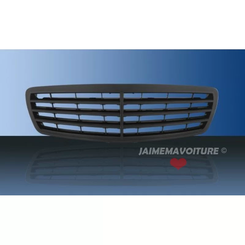 Painted black grille Mercedes E-class