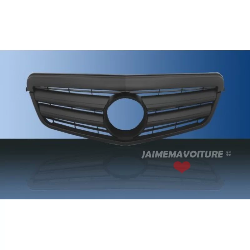 Mercedes E-Class matte black grille