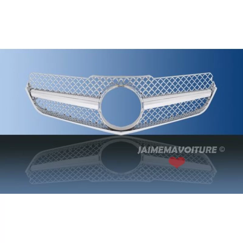 Grille for Mercedes class E cut convertible 2009-2014 - Chrome