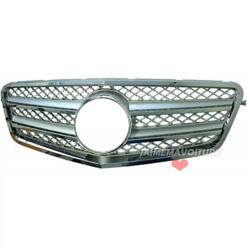 Mercedes E Klasse voorgrille met centrale ster Mercedes E Klasse voorgrille met centrale ster