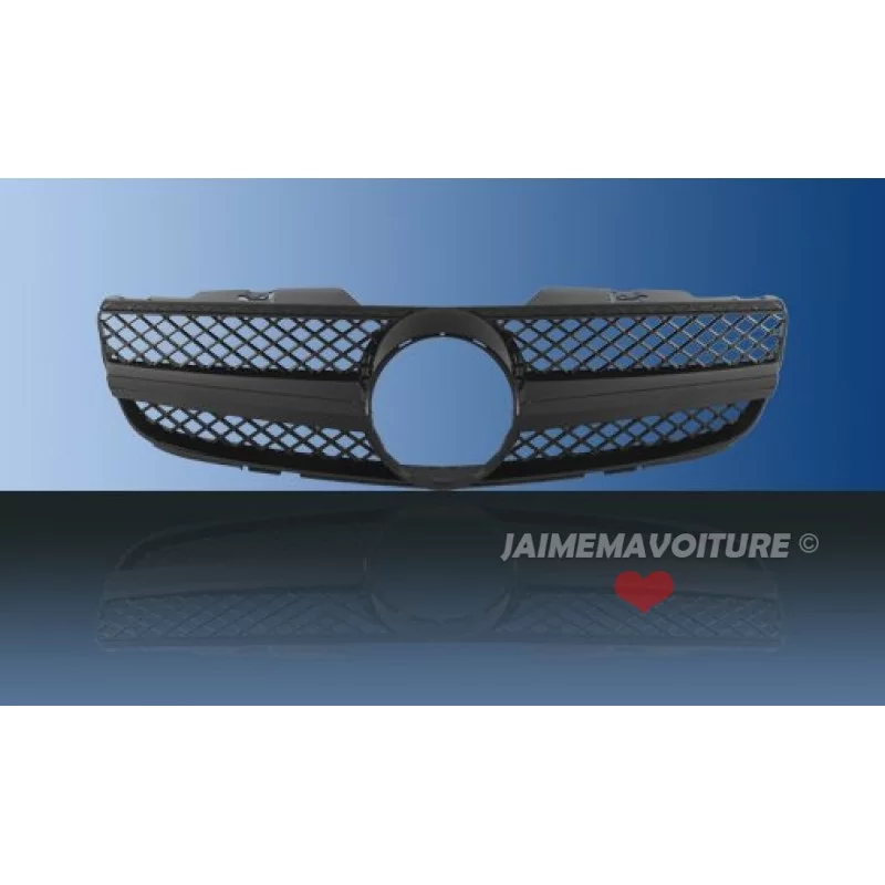 Front Grill Mercedes SL R230 varnished black