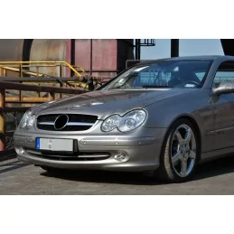 Griglia cromata a 1 barra Mercedes CLK