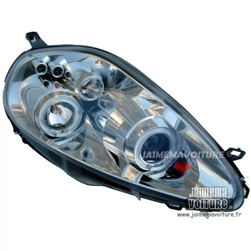 Engelogen koplampen Fiat Grande Punto