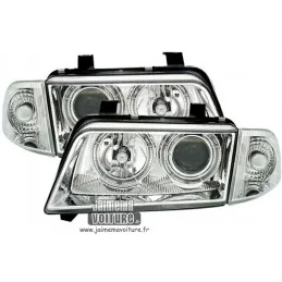 Scheinwerfer Angel eyes Audi A4 B5 Chrom