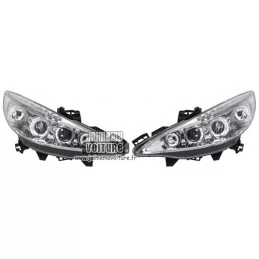 Frentes de Faros Angel eyes Peugeot 207