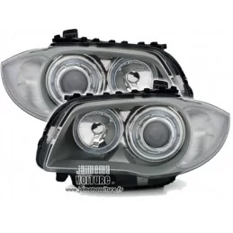 Front headlights angel eyes BMW 1 series