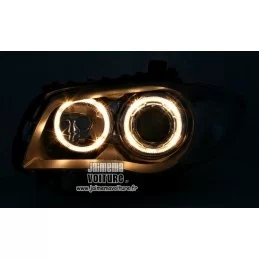 Front headlights angel eyes BMW 1 series