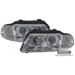 Xenón de ojos de angel faros delanteros para Audi A4