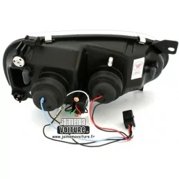 Phares avants a leds Devil eyes Golf 3 Sonar - Noir