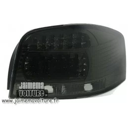 Taillights led Audi A3 8 p headlight rear black tuning