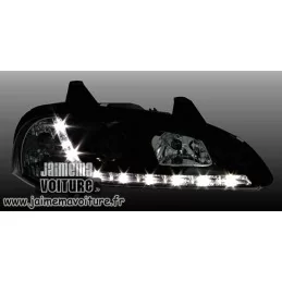 Opel Tigra headlights fronts black led