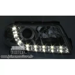 VW Passat 3BG Duivelsogen LED Koplampen Sonar Chroom