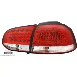 Golf 6 Luci posteriori a LED Rosso Bianco