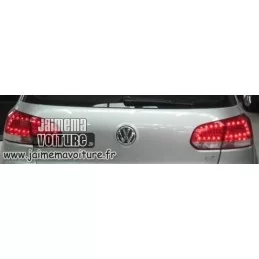 Golf 6 Rückleuchten in Rot, Weiß-LEDs