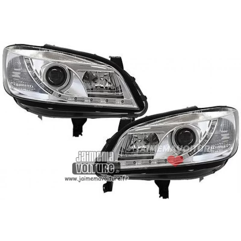 Headlights fronts led tuning Opel Zafira