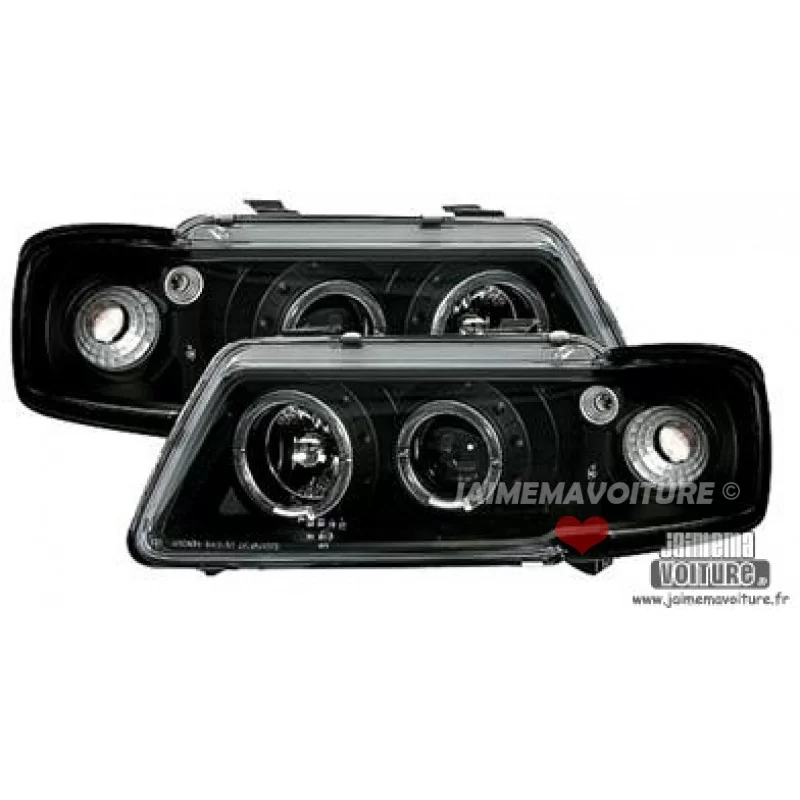 Audi A3 8 L Angel eyes fase 1 Sonar negro