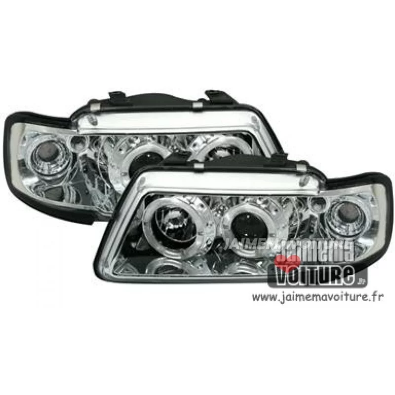 Audi A3 8 L Angel eyes fase 1 Sonar cromo