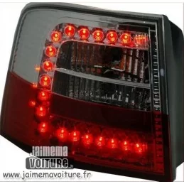 Luci posteriori a LED Audi A6 Avant Estate rosso bianco