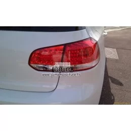 Golf 6 Luci posteriori a LED Rosso Bianco