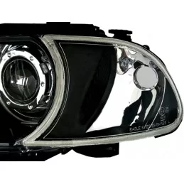 Front headlights angel eyes BMW series 3 E46 cut cabriolet