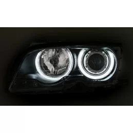 Front headlights angel eyes BMW series 3 E46 cut cabriolet