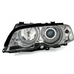 BMW serie 3 1999 - 2001 - frente faros angel eyes CCFL - cromo