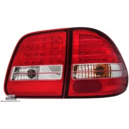 Mercedes class E Break W210 red white LED taillights
