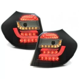 LED-rörbakljus för BMW 1-serie 2004-2007 - Svart rök
