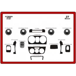 Dashboard insert CITROEN Nemo 27 stuks