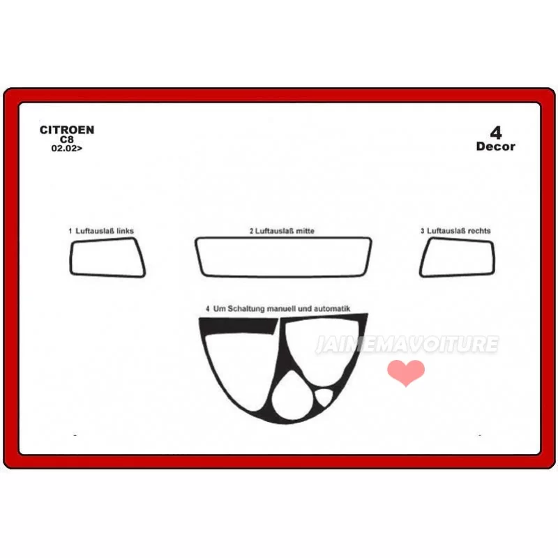 Dashboard inzet FIAT Ducato 2006- 22 stuks Dashboard inzet FIAT Ducato 2006- 22 stuks
